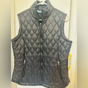 Free Country Black Quilted Vest